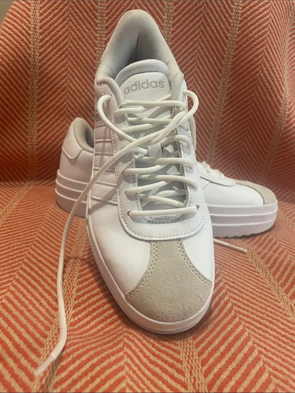 adidas Women’s VL Court White Platform Sneakers
